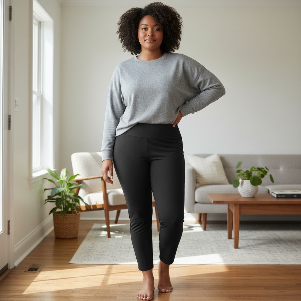 Karen Scott Black Ankle Pants